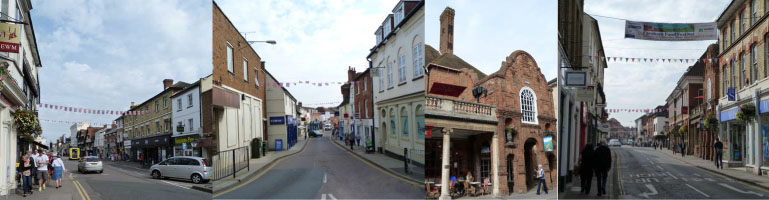 Farnham High Street on a sunny September afternoon